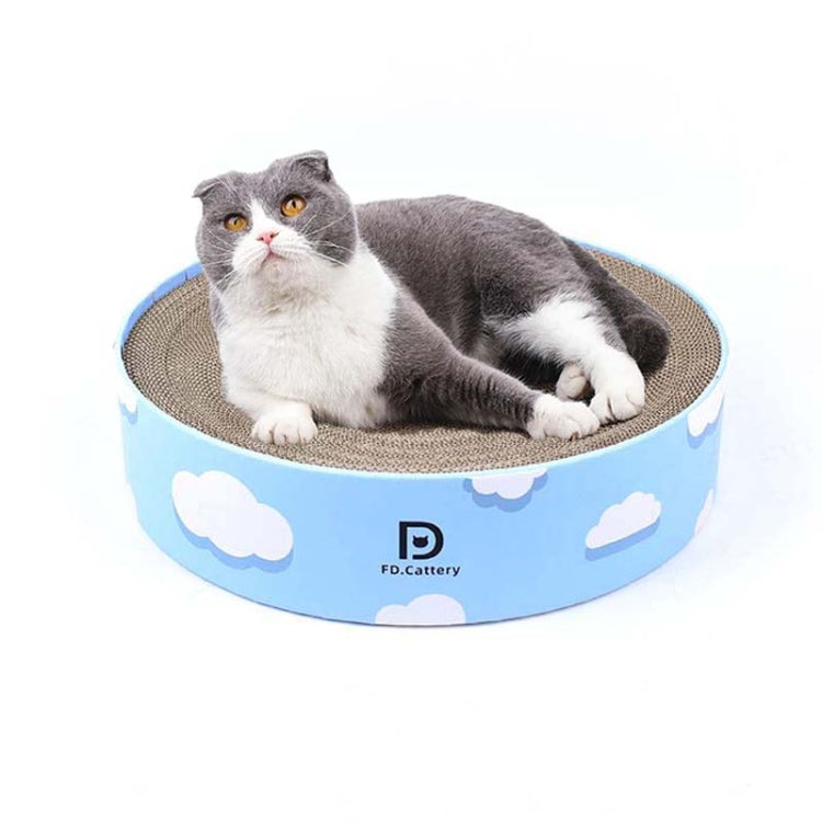 Round Corrugated Cat Scratcher Claw Sharpener Toy Bed, Green 41x41x10cm, Pink 41x41x10cm, Green 36x36x8cm, Pink 36x36x8cm, Green 32x32x6cm, Pink 32x32x6cm, Paw Print 32x32x6cm, Paw Print 36x36x8cm, Paw Print 41x41x10cm, Blue Letters 41x41x10cm���������...