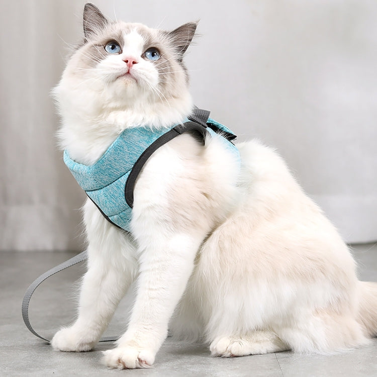 Cat Leash Pet Chest Harness Leash, S, M, L