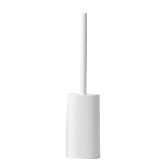 Toilet Brush With Base Household Toilet Long-Handled Soft-Bristled Toilet Cleaning Brush Set, White, Pink, Grey