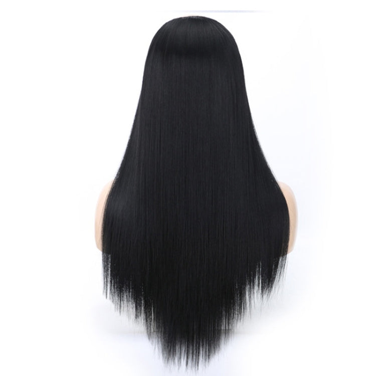Wig Half Headgear Long Straight Hair U-Shaped Wig Headgear, 1.US-1B# Black, 2.US-1BT0906 #, 3. Black Gradient Sapphire Blue, 4.US-2# Natural Black, 5.US-4# Brown Black, 6.US-4H27#, 7.US-4M30# Linen, 8.US-4M33# Chestnut Color, 9.US-8#, 10.US-8H613#�����...