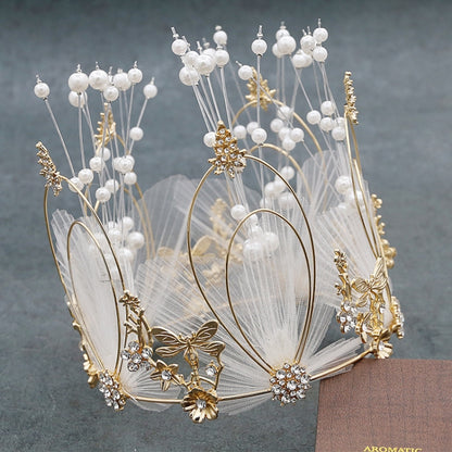 Fairy Dragonfly Fairy Cake Decoration Bridal Crown Baking Birthday Ornaments, Crown Cake Decoration
