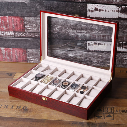 Wooden Baking Paint Watch Box Jewelry Storage Display Box