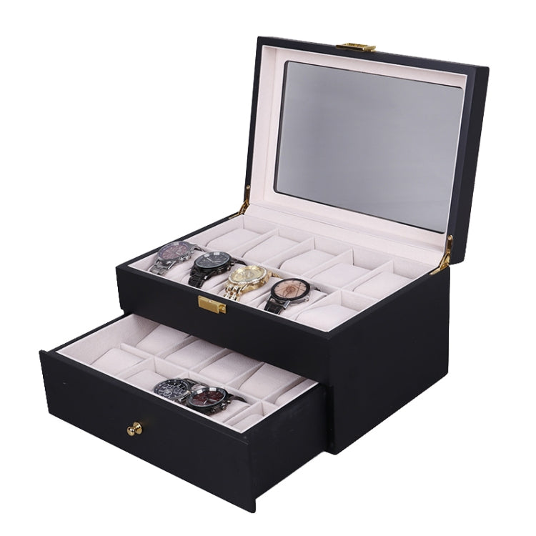 Wooden Baking Paint Watch Box Jewelry Storage Display Box