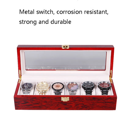 Wooden Baking Paint Watch Box Jewelry Storage Display Box