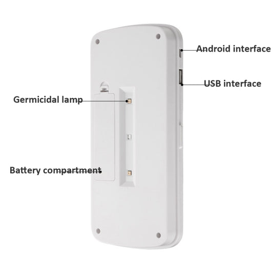 907 Mobile Phone Sterilization Box Ultraviolet Handheld Sterilizer Multifunctional Intelligent Sterilization Machine, White, Pink