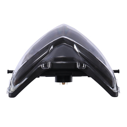Motorcycle LDE Retro Headlights LED Far Near Beam Lights For Yamaha LC135 V2-V6, Transparent Glass, Smoked Glass