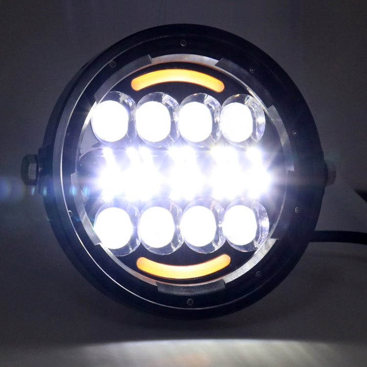 7 Inch Motorcycle Retro Modified Headlights Day Trip LED Far Near Beam Lights  For Wrangler / Harley, Day Trip LED Far Near Beam Lights