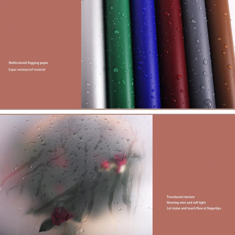 20 Sheets / Pack Flower Wrapping Paper Matte Paper Gift Paper Translucent Wrapping Paper Material, Colour: Wine Red, Wine Red, Brown, Golden, Silver, Black, Rose Red, Deep Pink, Deep Champagne, Gouache, Light Champagne, White Tea, Red Gray, Light Gray�...