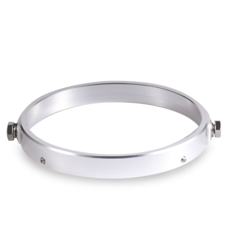 7 Inch Motorcycle Headlight Modification Parts Headlight Ring Bracket, Black, Silver