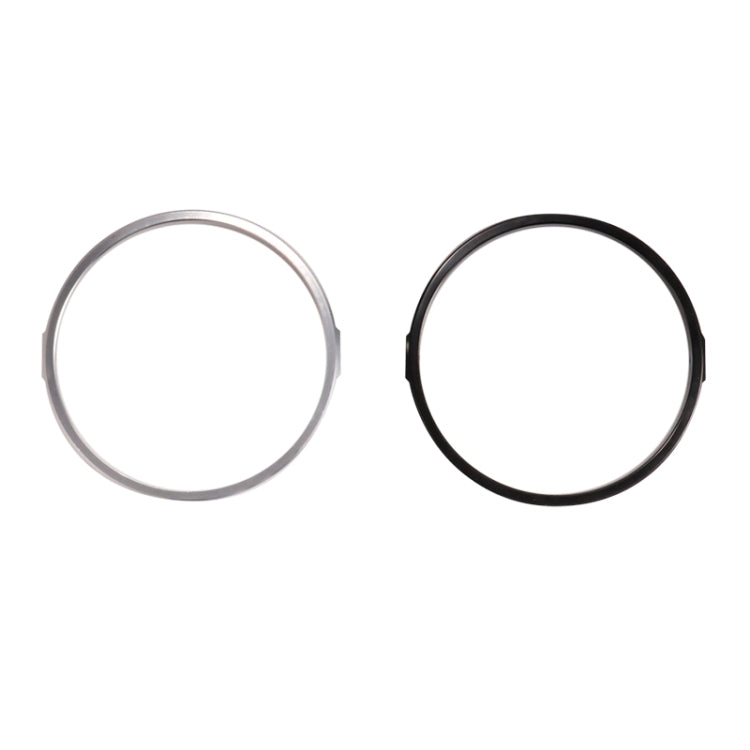 7 Inch Motorcycle Headlight Modification Parts Headlight Ring Bracket, Black, Silver