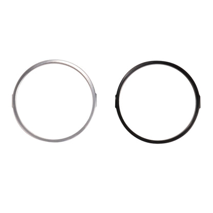 7 Inch Motorcycle Headlight Modification Parts Headlight Ring Bracket, Black, Silver