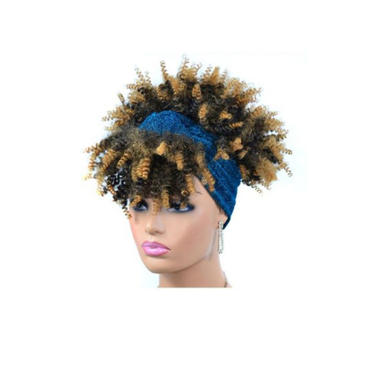 Headscarf Wig Black Gradient Small Curly Wig Explosive Headgear, 1.TJA1-1BT27#, 2.TJA1-1BT30#, 3.TJA1-1BTBUG#, 4.TJA5-1B#, 5.TJB0-1BT60B#, 6.TJB0-4T27#, 7.TJB0-4T30#, 8.TJC1-1B#, 9.TJD2-1BT27#, 10.TJE3-1B#, 11.TJF4-1B#, 12.TJG1-1B#, 13.TJH6-1B#