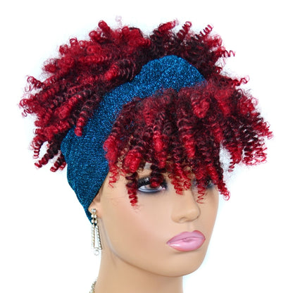 Headscarf Wig Black Gradient Small Curly Wig Explosive Headgear, 1.TJA1-1BT27#, 2.TJA1-1BT30#, 3.TJA1-1BTBUG#, 4.TJA5-1B#, 5.TJB0-1BT60B#, 6.TJB0-4T27#, 7.TJB0-4T30#, 8.TJC1-1B#, 9.TJD2-1BT27#, 10.TJE3-1B#, 11.TJF4-1B#, 12.TJG1-1B#, 13.TJH6-1B#