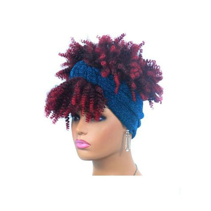 Headscarf Wig Black Gradient Small Curly Wig Explosive Headgear, 1.TJA1-1BT27#, 2.TJA1-1BT30#, 3.TJA1-1BTBUG#, 4.TJA5-1B#, 5.TJB0-1BT60B#, 6.TJB0-4T27#, 7.TJB0-4T30#, 8.TJC1-1B#, 9.TJD2-1BT27#, 10.TJE3-1B#, 11.TJF4-1B#, 12.TJG1-1B#, 13.TJH6-1B#