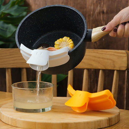 5 PCS Spill-Proof Kitchenware Pots And Pans Edge Deflector Duckbill Liquid Deflector Spout Pouring Device, Pots And Pans Edge Deflector