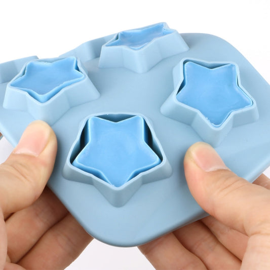 2 PCS Creative Silicone Ice Tray Mold 8 Continuous Mould Home-Made DIY Ice Tray Box, Style:, Brick  (Blue), Brick (Candy Color), Brick  (Jelly), Heart-shaped(Candy Effect), Heart-shaped(Jelly Effect), Five-star (Candy Effect)���������������������������...