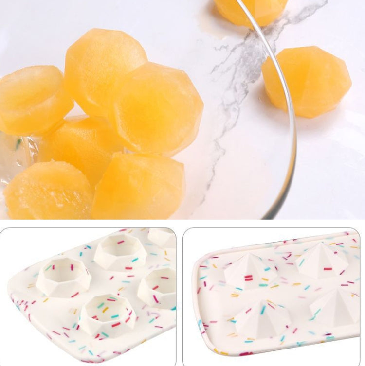 2 PCS Creative Silicone Ice Tray Mold 8 Continuous Mould Home-Made DIY Ice Tray Box, Style:, Brick  (Blue), Brick (Candy Color), Brick  (Jelly), Heart-shaped(Candy Effect), Heart-shaped(Jelly Effect), Five-star (Candy Effect)���������������������������...