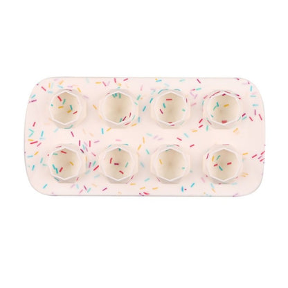 2 PCS Creative Silicone Ice Tray Mold 8 Continuous Mould Home-Made DIY Ice Tray Box, Style:, Brick  (Blue), Brick (Candy Color), Brick  (Jelly), Heart-shaped(Candy Effect), Heart-shaped(Jelly Effect), Five-star (Candy Effect)���������������������������...