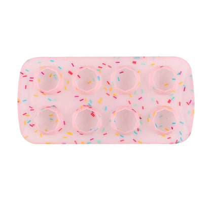 2 PCS Creative Silicone Ice Tray Mold 8 Continuous Mould Home-Made DIY Ice Tray Box, Style:, Brick  (Blue), Brick (Candy Color), Brick  (Jelly), Heart-shaped(Candy Effect), Heart-shaped(Jelly Effect), Five-star (Candy Effect)���������������������������...
