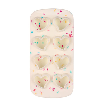 2 PCS Creative Silicone Ice Tray Mold 8 Continuous Mould Home-Made DIY Ice Tray Box, Style:, Brick  (Blue), Brick (Candy Color), Brick  (Jelly), Heart-shaped(Candy Effect), Heart-shaped(Jelly Effect), Five-star (Candy Effect)���������������������������...