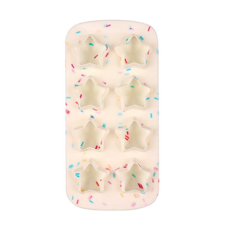 2 PCS Creative Silicone Ice Tray Mold 8 Continuous Mould Home-Made DIY Ice Tray Box, Style:, Brick  (Blue), Brick (Candy Color), Brick  (Jelly), Heart-shaped(Candy Effect), Heart-shaped(Jelly Effect), Five-star (Candy Effect)���������������������������...