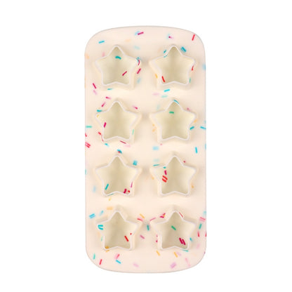 2 PCS Creative Silicone Ice Tray Mold 8 Continuous Mould Home-Made DIY Ice Tray Box, Style:, Brick  (Blue), Brick (Candy Color), Brick  (Jelly), Heart-shaped(Candy Effect), Heart-shaped(Jelly Effect), Five-star (Candy Effect)���������������������������...