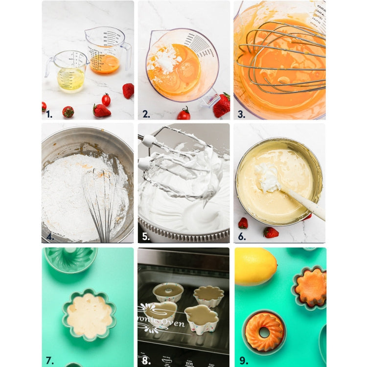 Creative DIY Silicone Cake Cup Muffin Cup Baking Mold,Style: Bear  (Macron Pink), Flower-shaped  (Macron Green), Flower-shaped (Macron Pink), Flower-shaped  (Candy Color), Hollow  (Macron Cyan), Hollow  (Macron Pink), Hollow  (Candy Color)�������������...