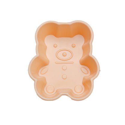 Creative DIY Silicone Cake Cup Muffin Cup Baking Mold,Style: Bear  (Macron Pink), Flower-shaped  (Macron Green), Flower-shaped (Macron Pink), Flower-shaped  (Candy Color), Hollow  (Macron Cyan), Hollow  (Macron Pink), Hollow  (Candy Color)�������������...