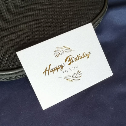 150 PCS Wedding Blessing Card Thank You Message Gift Decoration Card Bronzing Flower Greeting Card, Blessing （White）, Thank You （White）, Love You （White）, Happy Birthday （White）, Blessing （Black）, Thank You （Black）, Love You （Black）��������������������...