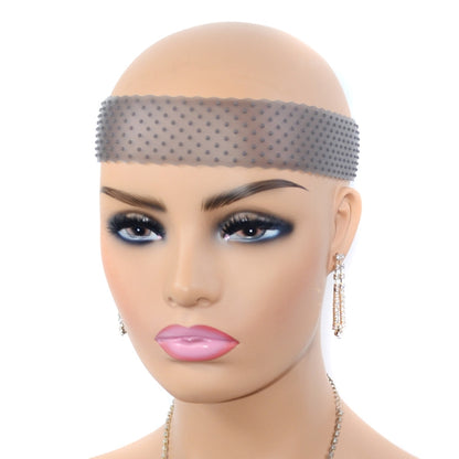 Wig Silicone Hair Band Lace Headgear Silicone Wig Hair Band, White, Black, Dark Brown, Light Brown, Orange