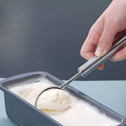 2 PCS 304 Stainless Steel Ice Cream Spoon Dessert Spoon Ice-Cream Scoop