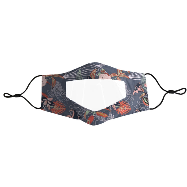 Anti-Fog Lip Language Face Shield For The Deaf And Mute Solid Color Printing Face Shield, Red, Black, Gray, Lake Blue, Printing A, Printing B, Printing C, Printing D, Additive A, Additive B, Additive C