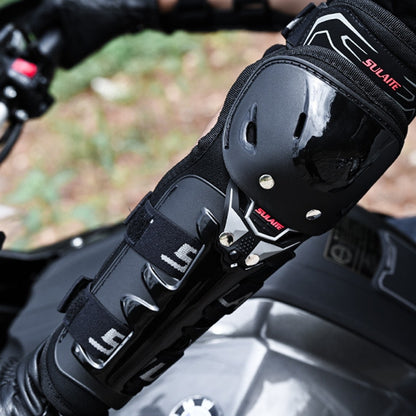 SULAITE Motorcycle Riding Protective Gear Four Seasons Anti-Fall Warm Windshield Rider Equipment,, Knee Pads+Elbow Pads, Knee Pads