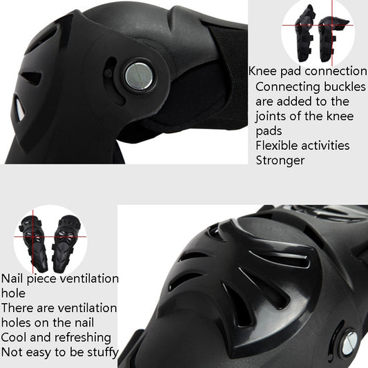 SULAITE Outdoor Sports Protective Gear Motocross Riding Motorsport Elbow Knee Pads, Free Size
