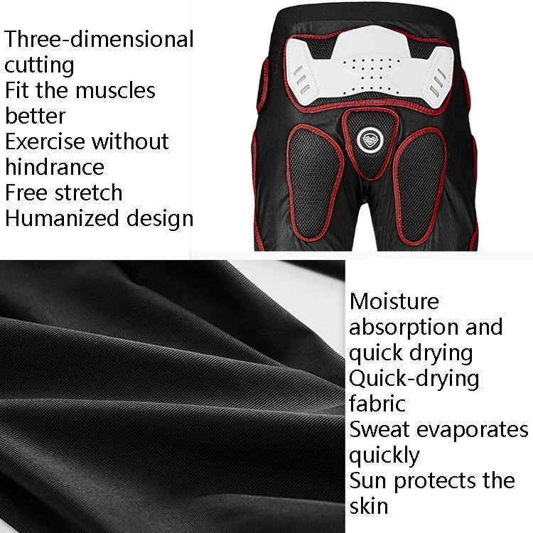 SULAITE Motorcycle Cross-Country Riding Trousers Protective Hip Pants, S, M, L, XL, XXL, XXXL, XXXXL