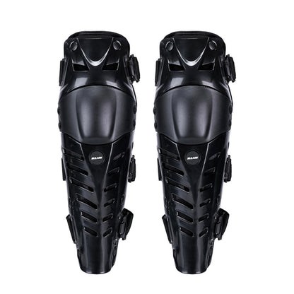 SULAITE Motorcycle Outdoor Riding Anti-Fall Protective Gear Knee Pads, Black, Black Red