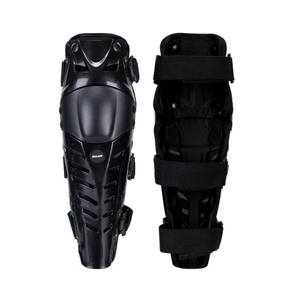 SULAITE Motorcycle Outdoor Riding Anti-Fall Protective Gear Knee Pads, Black, Black Red