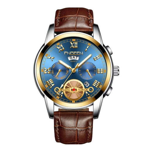 FNGEEN 4001 Men Non-Mechanical Watch Multi-Function Quartz Watch
