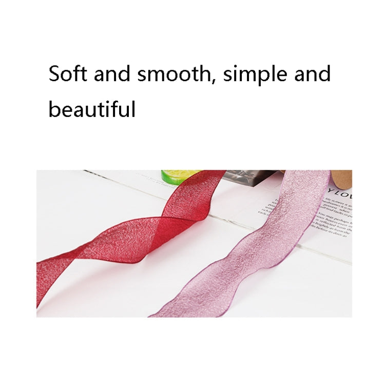 Kapok Yarn Ribbon Flower Packaging Ribbon Headdress Headband, Blue, Lotus Pink, Smoke Purple, Golden Cyan, Silver Gray, Navy, Creamy-white, Water Pink, Wine Red, Champagne