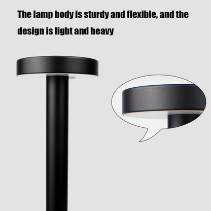BC965 Student Eye Protection USB Waterproof LED Table Lamp Bedside Bar Table Lamp, Black, White, White Storage, Yellow Marble Pattern, Ink Marble Pattern