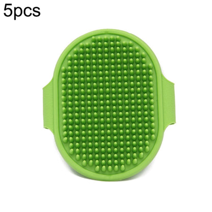 5pcs Pet Bathing Massage Brush For Dogs Cleaning And Beauty Tools, Yellow, Blue, Green, Rose Red, Black