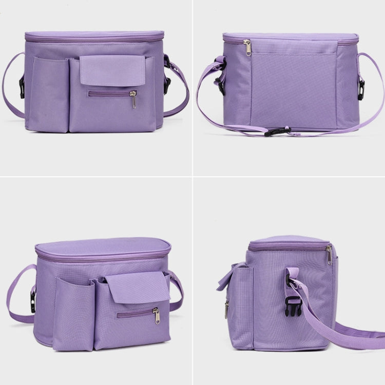 Multifunctional Stroller Hanging Bag Stroller Baby Bottle Water Bottle Bag Storage bag, Purple, Light Grey, Green