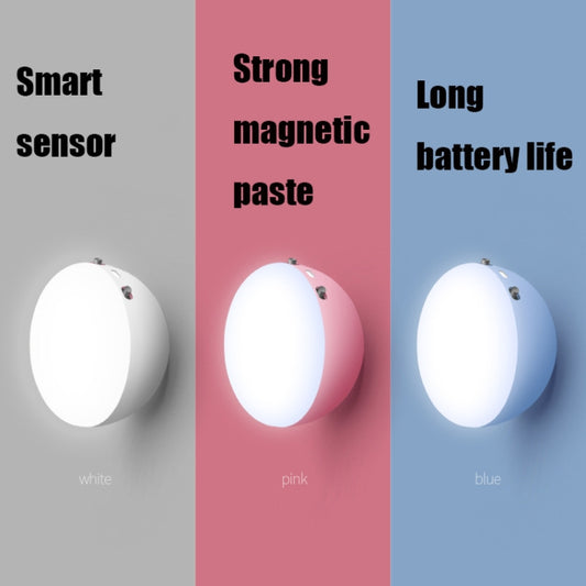 XYD-1001 Intelligent Human Body Induction + Light Sensor LED Night Light Desk Lamp Corridor Wall Lamp, Blue+White Light, Blue+Yellow Light, White+White Light, White+Yellow Light, Pink+White Light, Pink+Yellow Light