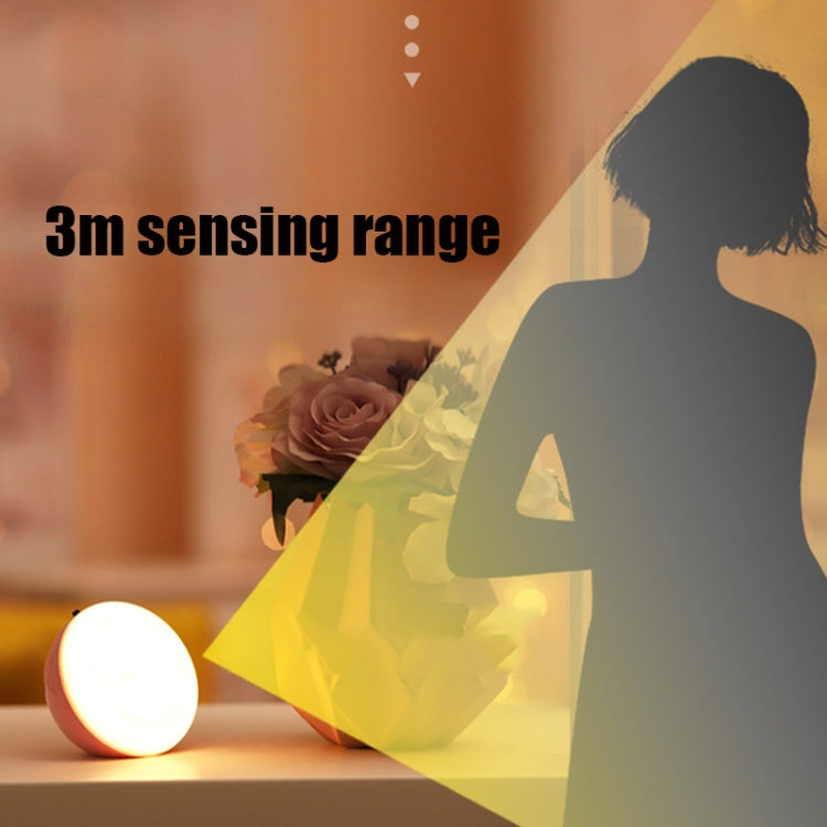 XYD-1001 Intelligent Human Body Induction + Light Sensor LED Night Light Desk Lamp Corridor Wall Lamp, Blue+White Light, Blue+Yellow Light, White+White Light, White+Yellow Light, Pink+White Light, Pink+Yellow Light