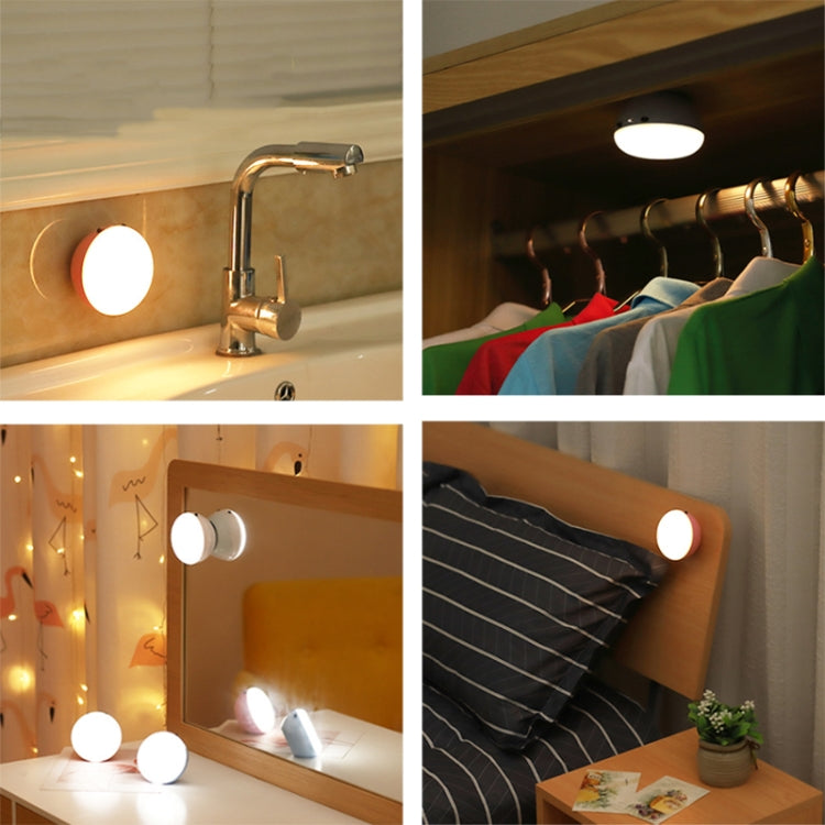 XYD-1001 Intelligent Human Body Induction + Light Sensor LED Night Light Desk Lamp Corridor Wall Lamp, Blue+White Light, Blue+Yellow Light, White+White Light, White+Yellow Light, Pink+White Light, Pink+Yellow Light