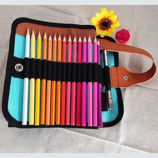 50-Color Hexagonal Oily Colored Pencil Art Drawing Colored Pencil Set, 50-Color Pencil Set