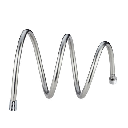Shower Hose Water Heater Rain Shower Bathroom Stainless Steel Shower PVC Nozzle Hose, 1.5m Silver, 2m Silver, 1.5m Golden, 2m Gold
