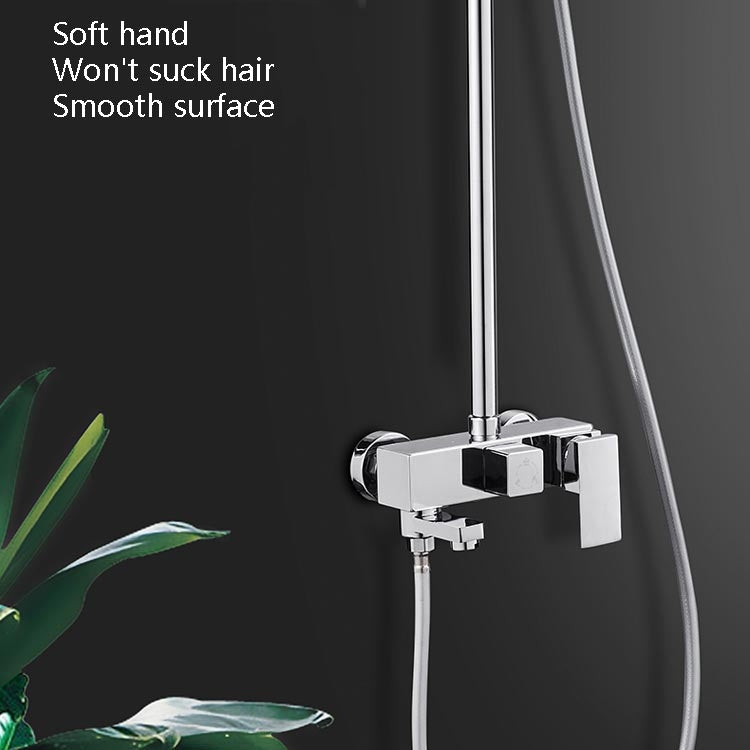 Shower Hose Water Heater Rain Shower Bathroom Stainless Steel Shower PVC Nozzle Hose, 1.5m Silver, 2m Silver, 1.5m Golden, 2m Gold