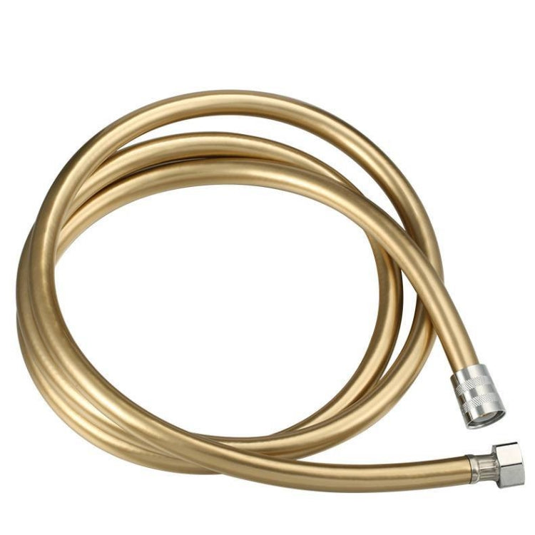 Shower Hose Water Heater Rain Shower Bathroom Stainless Steel Shower PVC Nozzle Hose, 1.5m Silver, 2m Silver, 1.5m Golden, 2m Gold