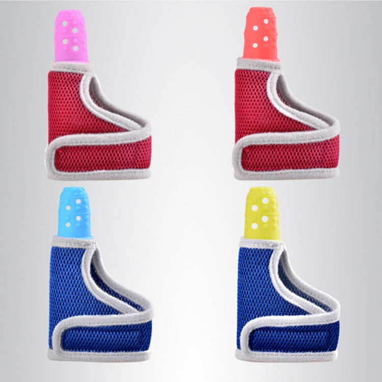 ZT001 Baby Silicone Molar Finger Cots Children Anti-Bite Hand Breathable Thumb Cots Teether Maternal And Baby Products, Pink, Yellow, Red, Blue, Blue Transparent, Red Transparent, Coffee Color-Red, Coffee Color-Purple, Coffee Color-Transparent